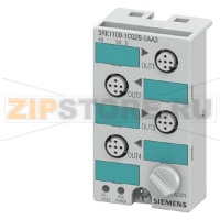 AS-ИНТЕРФЕЙС КОМПАКТ. МОДУЛЬ K45, IP67, ЦИФРОВ., 4 ВЫХ., 4XВЫХОД, ЭЛЕКТР., 1, 0 A, DC 24V MAX. 3A ДЛЯ ВСЕХ ВЫХОДОВ. 4 X M12-ГНЕЗДА РАЗЪЕМОВ Siemens 3RK1100-1CQ20-0AA3