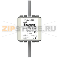 Предохранитель, 50 A, AC 690 В, 200 кА, size 1, 45x59x102 мм, aR, IEC UL Eaton FUSE 50A 690V 1