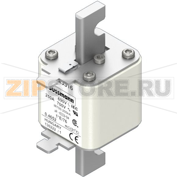 Предохранитель, 50 A, AC 690 В, 200 кА, size 1, 45x59x102 мм, aR, IEC UL Eaton FUSE 50A 690V 1 