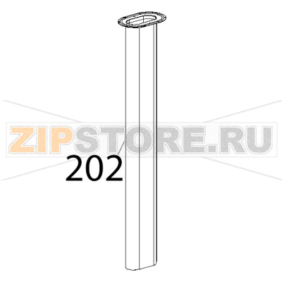 Canna scambiatore Unox XBC 815G Canna scambiatore Unox XBC 815GЗапчасть на деталировке под номером: 202