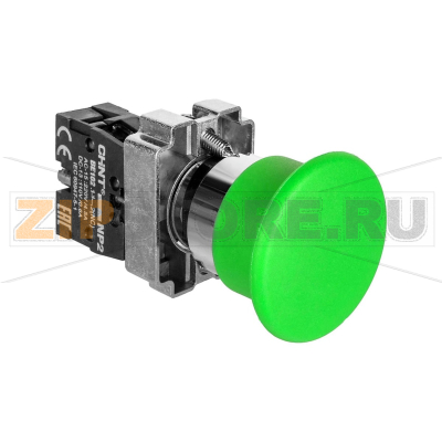 Кнопка управления, 1НЗ, IP40, без подсветки, зеленая Chint NP2-EC32 