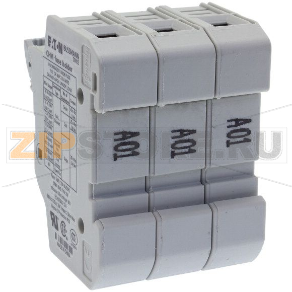 Держатель предохранителя Eaton 3P 10X38MFH30A 600V Midget 