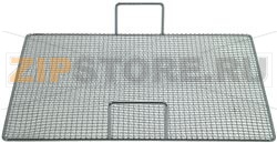 GRIGLIA DI FONDO CROMATA 395x342 mm 