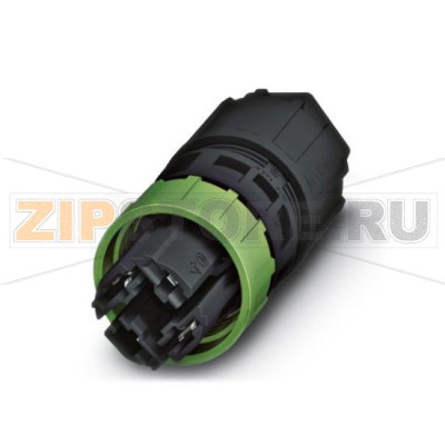 Штекерный разъем QUICKON Phoenix Contact QPD P 3PE2,5 6-10 BK цвет черный, количество контактов 3 с РЕ, 1,0 мм² . 2,5 мм² / 630 В / 20 A, с гайкой QUICKON, для проводов диаметром 6 мм . 10 мм.Минимальный заказ: 1 шт.Упаковка: 1 шт.