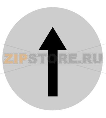 Линза кнопки с подсветкой, плоская белая, значок стрелки Eaton M22-XDL-W-X7 