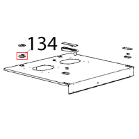 Guarnizione camino silicone nero Unox XBC 615EG