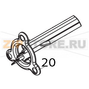 Resist. b. 2600W/230V FL. piccola p/bulbo Elettrobar Fast 30 E Resist. b. 2600W/230V FL. piccola p/bulbo Elettrobar Fast 30 EЗапчасть на деталировке под номером: 20