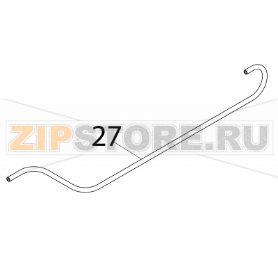 Rubber pipe Ø24xØ14x1.100 Fagor FI-2700I Rubber pipe Ø24xØ14x1.100 Fagor FI-2700IЗапчасть на деталировке под номером: 27Название запчасти Fagor на английском языке: Rubber pipe Ø24xØ14x1.100 FI-2700I.
