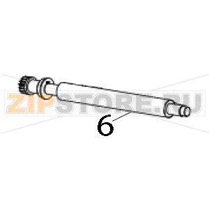 Paper feed platen roller assembly TSC PEX-1120 Paper feed platen roller assembly TSC PEX-1120Запчасть на деталировке под номером: 6