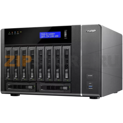 Накопитель сетевой QNAP TVS-EC1080-E3-16G 