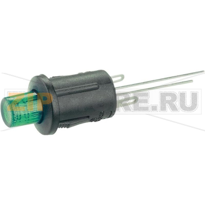 Кнопка 250 В/AC, 0.5 А, 1 x выкл/вкл, без фиксации, 1 шт SCI R13-529ALGN 