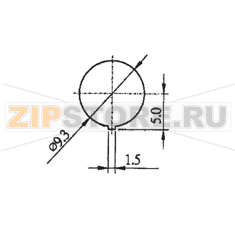 Кнопка 250 В/AC, 0.5 А, 1 x выкл/вкл, без фиксации, 1 шт SCI R13-529ALGN 