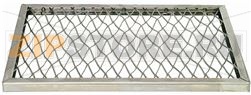 РЕШЕТКА ИЗ НЕРЖАВЕЮЩЕЙ СТАЛИ 450X330X20 ММ 