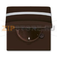 Розетка 16 А, 250 В, IP44, коричневая ABB 2CKA002064A0298