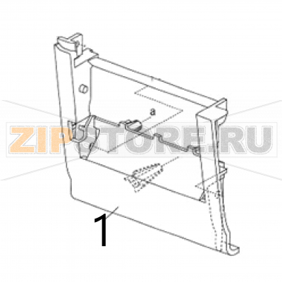 Dispense cover Sato DR308e Dispense cover Sato DR308eЗапчасть на деталировке под номером: 1Название запчасти на английском языке: Dispense cover Sato DR308e.