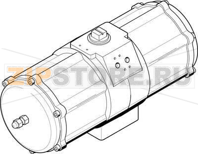 Привод неполноповоротный Festo DAPS-3840-090-R-F16 