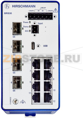 Коммутатор управляемый, 12 портов Hirschmann BRS30-0804OOOO-TTCY99HHSESXX.X.XX 