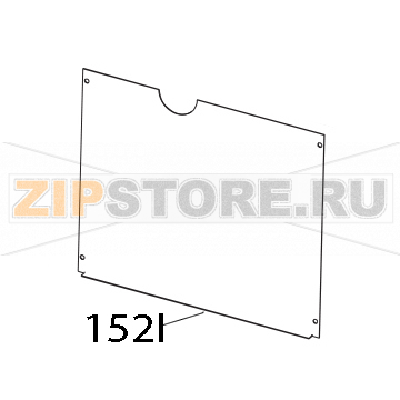 Rear bottom cover Sigma SPZ 120 Rear bottom cover Sigma SPZ 120Запчасть на деталировке под номером: 152I
