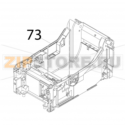 Bottom frame Sato FX3-LX Bottom frame Sato FX3-LXЗапчасть на деталировке под номером: 73Название запчасти на английском языке: Bottom frame Sato FX3-LX.