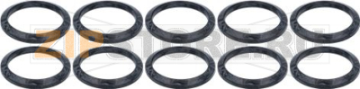 KIT SOTTOCOPPA CONICA H7,8 V NBR 10 Pz 