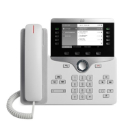 IP-телефон 48 В/DC, 1xGE, 5xSIP, 800x400 пкс, белый Cisco CP-8811-W-K9=