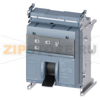 draw-out molded case circuit breaker w. handle without guide frame frame 1600; 4AUX and trip alarm switch S24; Icu "C" Icu=110kA @ 415V, 3-pole ETU320, LI, In=1250A rotary coding switch Ir=500...1250A Ii=1.5...15 x In N conductor protec. adjustable opt. w