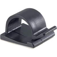 Зажим кабельный, самоклеющийся, черный, 1 шт PB Fastener 5439-SW
