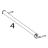 Kit lower ribbon guide RH and LH Zebra 170PAX4