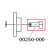 Hub, pin Zebra TTP 1020