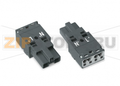 Штекер; 2-пол.; Код. L; 4,00 mm; темно-серые Wago 770-1172 Protected against mismating and maintenance-freePush-in CAGE CLAMP® spring pressure connection technology allows solid conductors to be simply pushed into a unitTwo-wire connection per pole for loops or bridges...