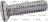 SLOTTED HEAD SCREW M6X40 -200PCS