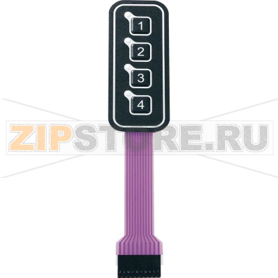 Клавиатура матричная с подсветкой 1x4, 1 шт APEM AC3559ILL 