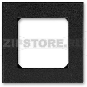 Рамка одноместная, антрацит/дымчатый чёрный ABB 2CHH015010A6063 