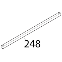 Barra quadra zincata Sirman Topaz 250