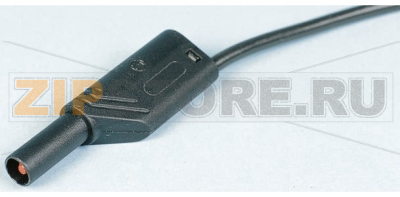 Провод тестовый 0.5 м, 16 A, 1000 В/AC/DC, черный Hirschmann 934068100 