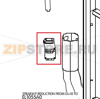 Straight reduction from D=10 TO Unox XVC 704 Straight reduction from D=10 TO Unox XVC 704Запчасть на деталировке под номером: 25Название запчасти на английском языке: Straight reduction from D=10 TO Unox XVC 704