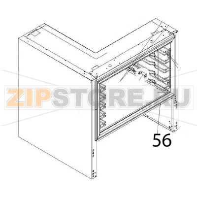 Frame trim Angelo Po DS51M Frame trim Angelo Po DS51MЗапчасть на деталировке под номером: 56