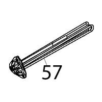 Resistenza 4500 Вт flangia triangolare Teikos TS601
