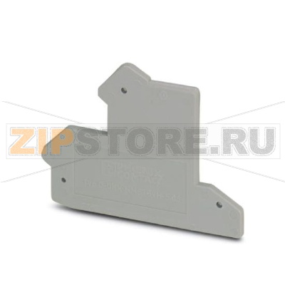 Концевая крышка Phoenix Contact D-UKK 3-MSTBVH-5,08 Длина: 56,7 мм, Ширина: 2,5 мм, Высота: 52,3 мм, Цвет: cерый.Минимальный заказ: 50 шт.Упаковка: 50 шт.