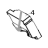 Kit upper cutter assembly Zebra ZXP 8
