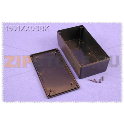 Корпус 152x82x51 мм, материал: пластик, черный, 1 шт Hammond 1591XXDSBK 