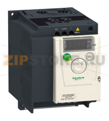 Преобразователь частоты 0.75 кВт, 120 В, 1 фаза Schneider Electric ATV12H075F1 