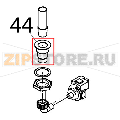 Piletta di scarico grande Teikos TS983 Piletta di scarico grande Teikos TS983Запчасть на деталировке под номером: 44