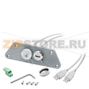 2х-портовый USB-интерфейс для корпусных HMI-устройств, длина USB-кабеля: 0,5m, не применим для тонкого клиента thin client - MP377 — flat panel Siemens 6AV7674-0LX01-0AA0 