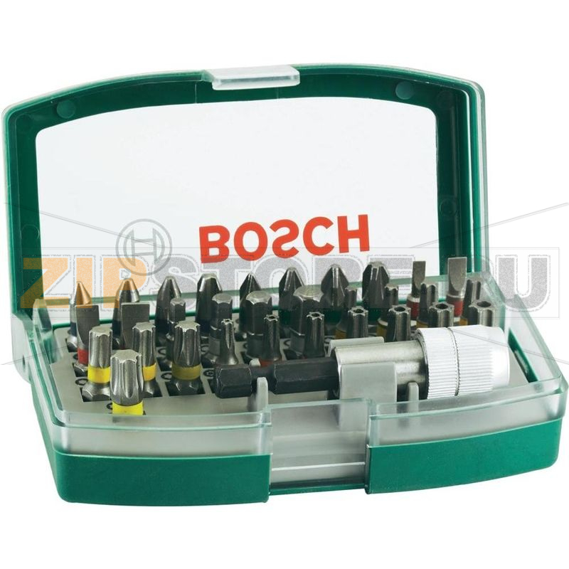 Набор бит с ручной отверткой, 32 шт Bosch 2607017189 