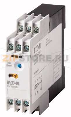 Реле термисторное защиты электродвигателя, 1НО +1 НЗ, 24-240VAC/Dc Eaton EMT6-KDB 