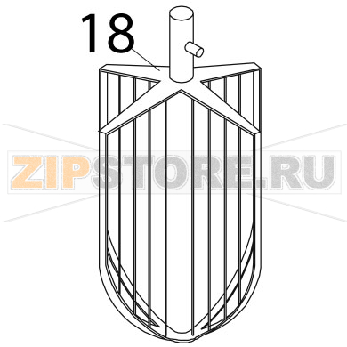 Wing whip, stainless s Bear Varimixer AR80 VL-1S Wing whip, stainless s Bear Varimixer AR80 VL-1SЗапчасть на деталировке под номером: 18