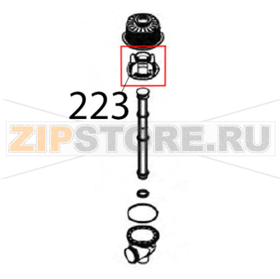 Ghiera per gruppo aspirazione-scarico lavastovigue, Ø: 115 Vortmax DDM 660 Ghiera per gruppo aspirazione-scarico lavastovigue, Ø: 115 Vortmax DDM 660Запчасть на деталировке под номером: 223