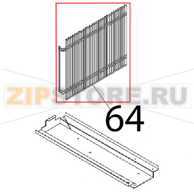 Protect grid Angelo Po IA51 Protect grid Angelo Po IA51Запчасть на деталировке под номером: 64
