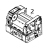 Print engine mechanism (LCD and USB+RS232) 203 dpi TSC TA210
